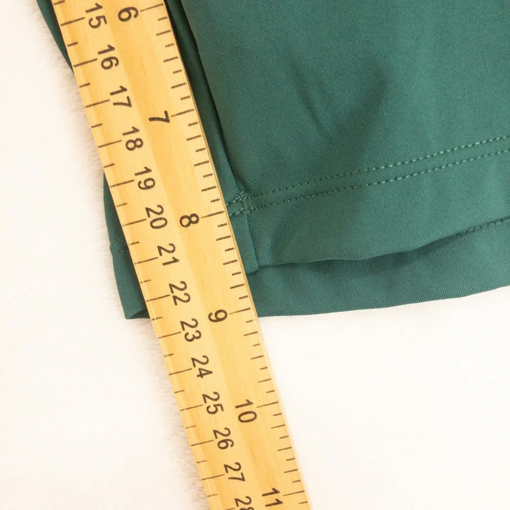 Halara SoftlyZero Airy Shorts Womens XL Green High Waisted Pockets Athletic New